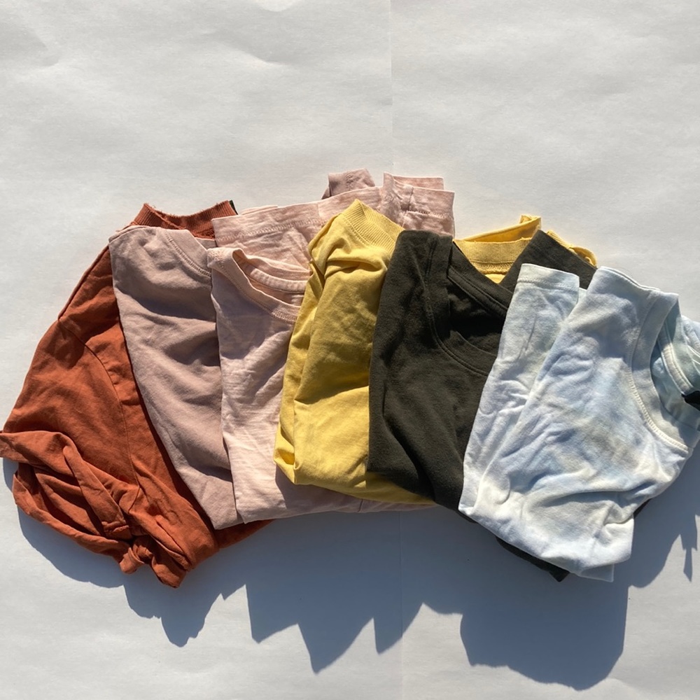 Favorited Wild Fable Tees in colors Orange,Peach, Pink,Yellow,Green, and Tie Dye